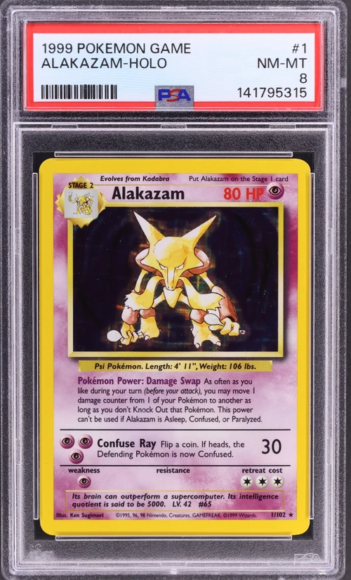 1999 Pokemon Game #1 Alakazam-Holo