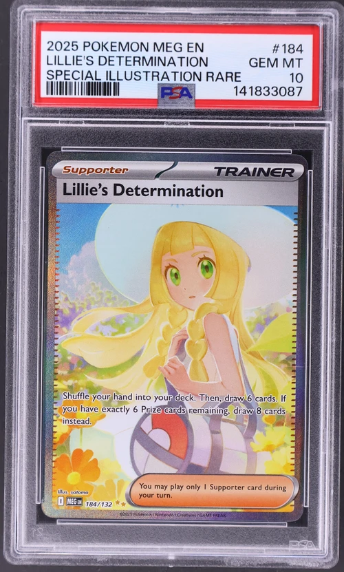 2025 Pokemon Meg En-Mega Evolution #184 Lillie's Determination Special Illustration Rare
