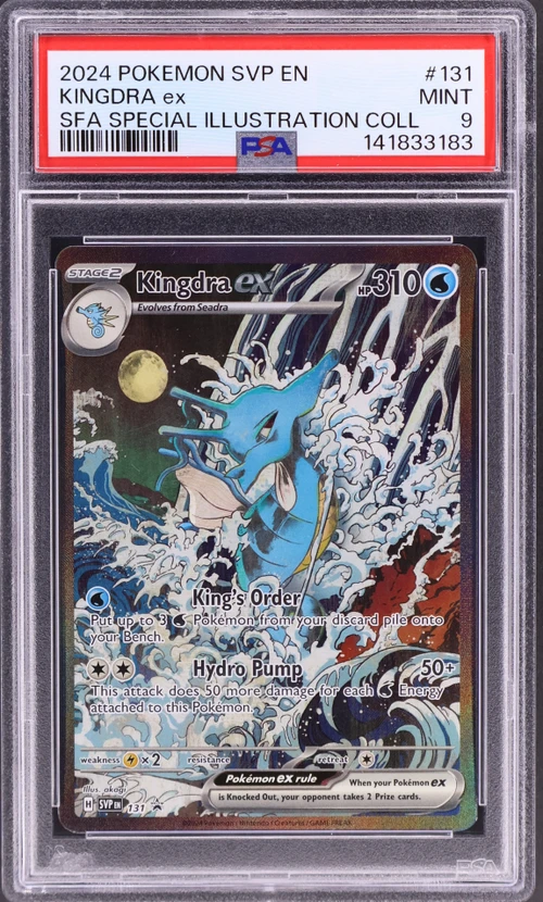 2024 Pokemon Svp En-Sv Black Star Promo #131 Kingdra Ex Shrouded Fable Special Illustration Collection
