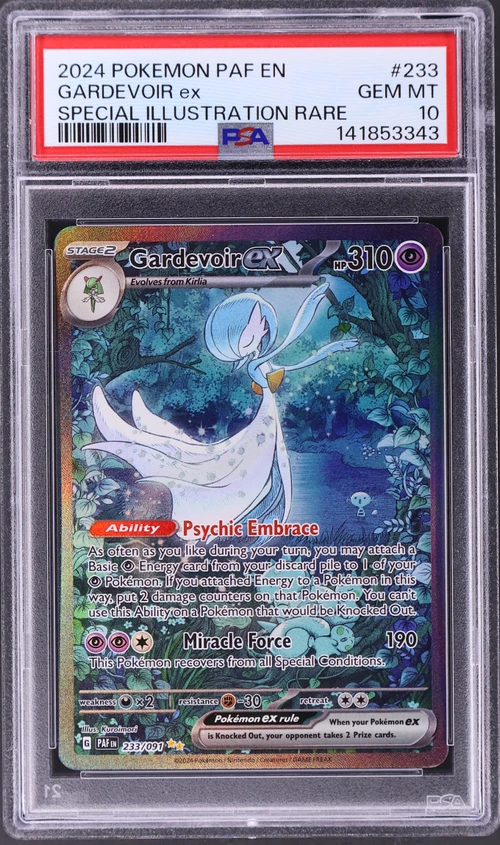 2024 Pokemon Paf En-Paldean Fates #233 Gardevoir Ex Special Illustration Rare