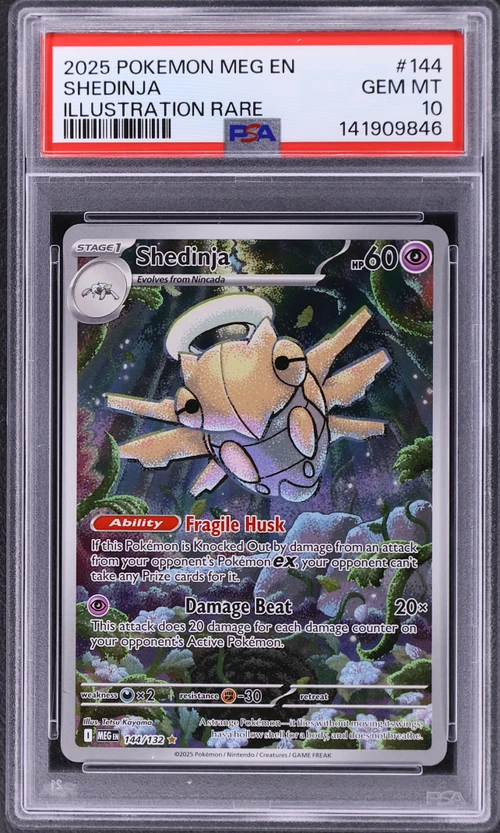 2025 Pokemon Meg En-Mega Evolution #144 Shedinja Illustration Rare