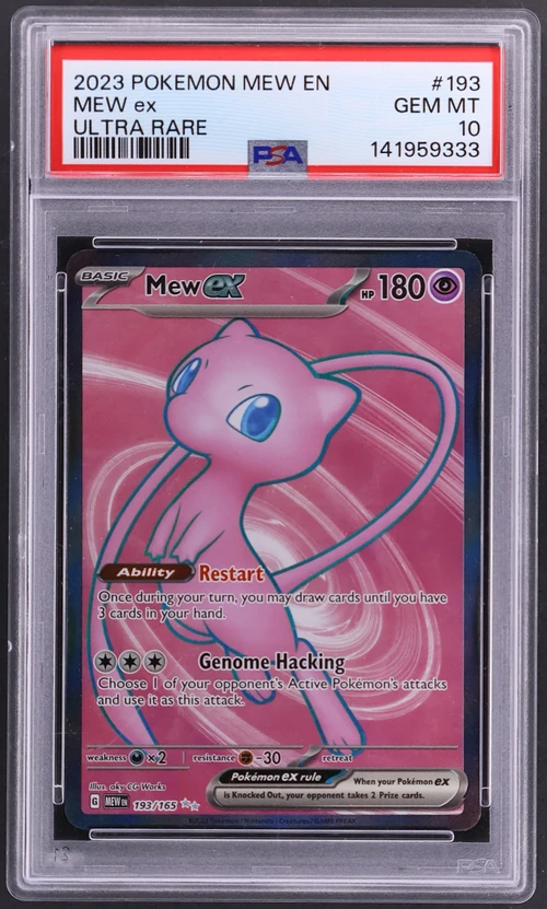 2023 Pokemon Mew En-151 #193 Mew Ex Ultra Rare