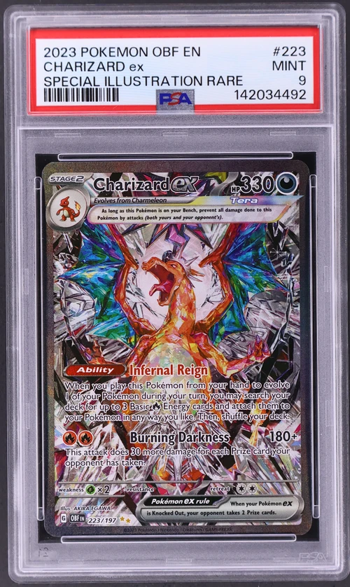 2023 Pokemon Obf En-Obsidian Flames #223 Charizard Ex Special Illustration Rare