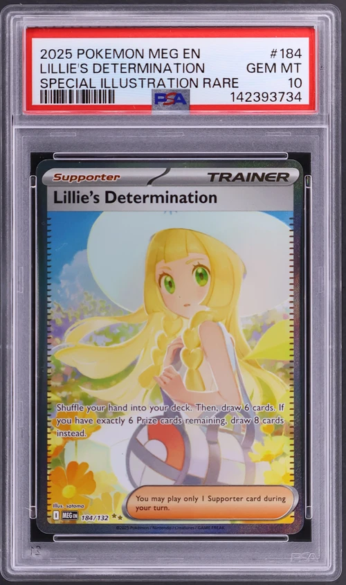 2025 Pokemon Meg En-Mega Evolution #184 Lillie's Determination Special Illustration Rare