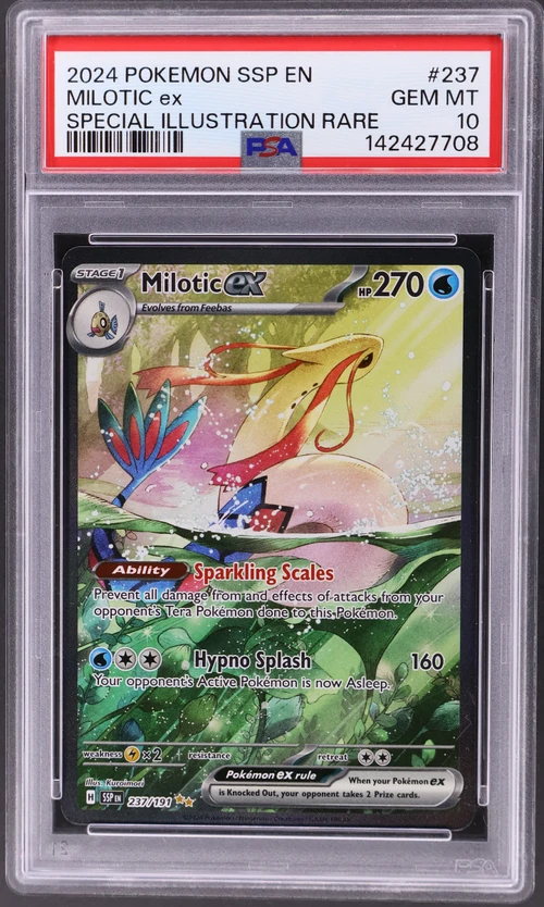 2024 Pokemon Ssp En-Surging Sparks #237 Milotic Ex Special Illustration Rare
