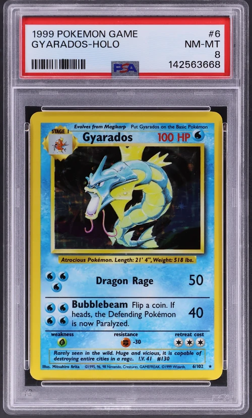 1999 Pokemon Game #6 Gyarados-Holo