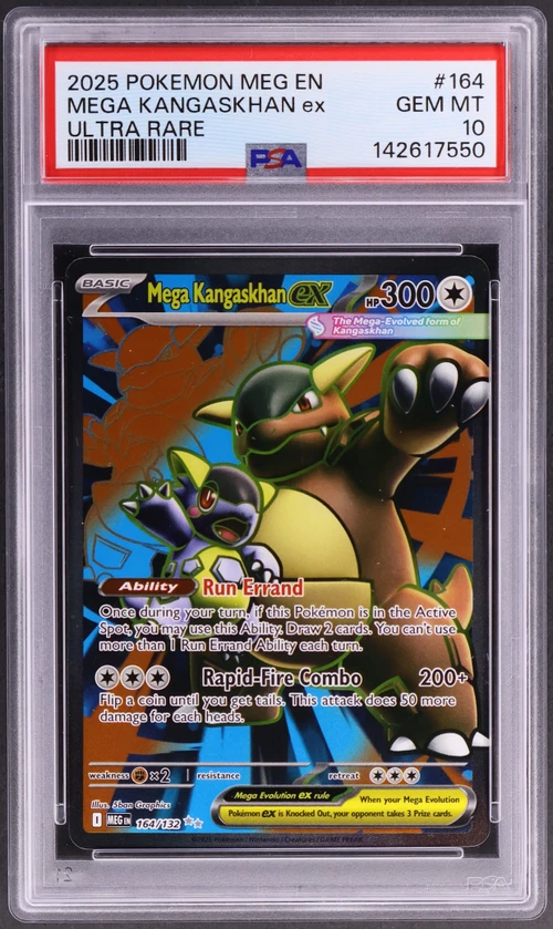 2025 Pokemon Meg En-Mega Evolution #164 Mega Kangaskhan Ex Ultra Rare