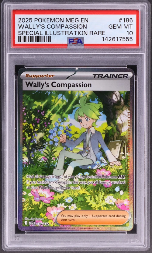 2025 Pokemon Meg En-Mega Evolution #186 Wally's Compassion Special Illustration Rare