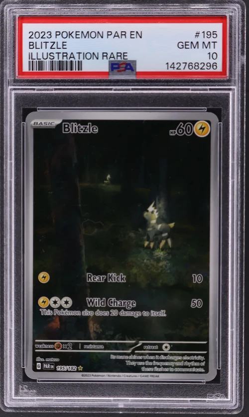 2023 Pokemon Par En-Paradox Rift #195 Blitzle Illustration Rare