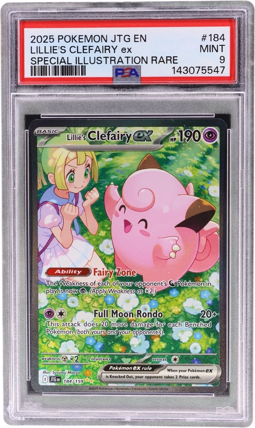 2025 Pokemon Jtg En-Journey Together #184 Lillie's Clefairy Ex Special Illustration Rare