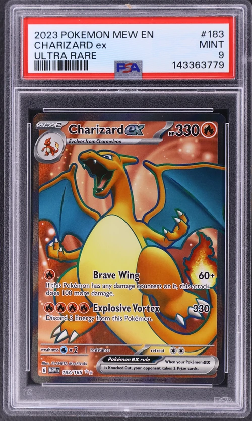 2023 Pokemon Mew En-151 #183 Charizard Ex Ultra Rare