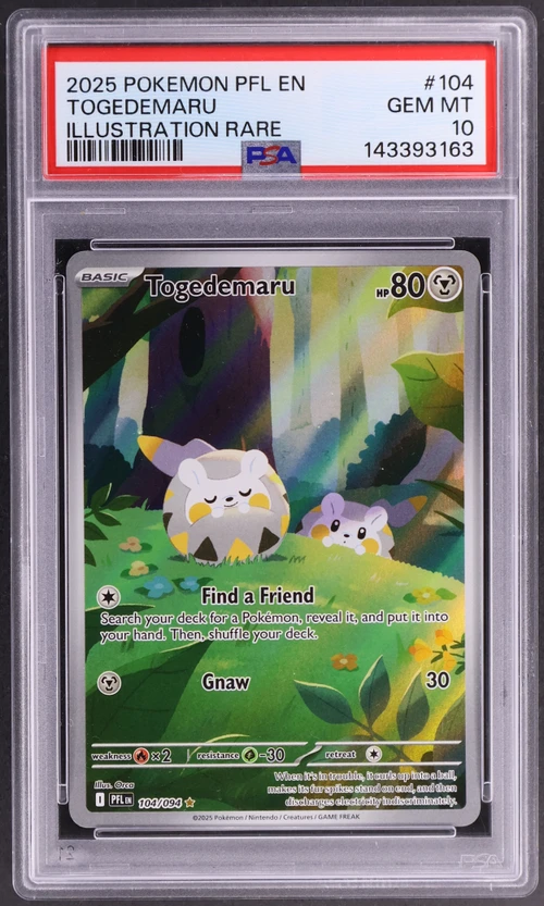 2025 Pokemon Pfl En-Phantasmal Flames #104 Togedemaru Illustration Rare