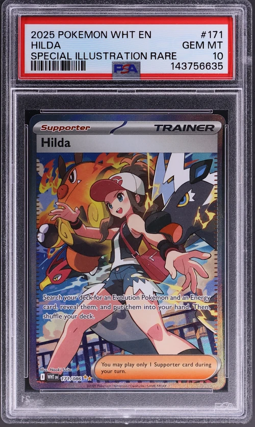2025 Pokemon Wht En-White Flare #171 Hilda Special Illustration Rare