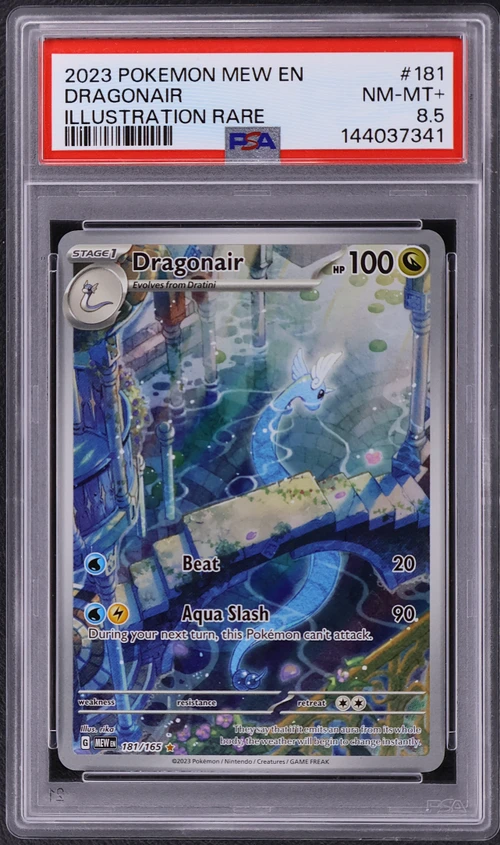 2023 Pokemon Mew En-151 #181 Dragonair Illustration Rare
