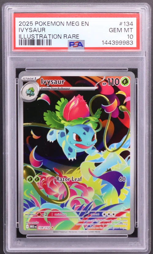 2025 Pokemon Meg En-Mega Evolution #134 Ivysaur Illustration Rare