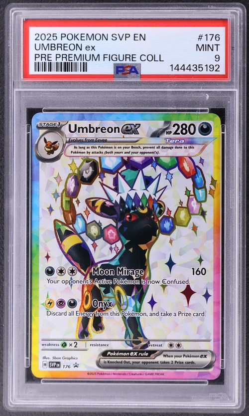 2025 Pokemon Svp En-Sv Black Star Promo #176 Umbreon Ex Prismatic Evolutions Premium Figure Collection
