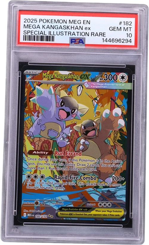 2025 Pokemon Meg En-Mega Evolution #182 Mega Kangaskhan Ex Special Illustration Rare