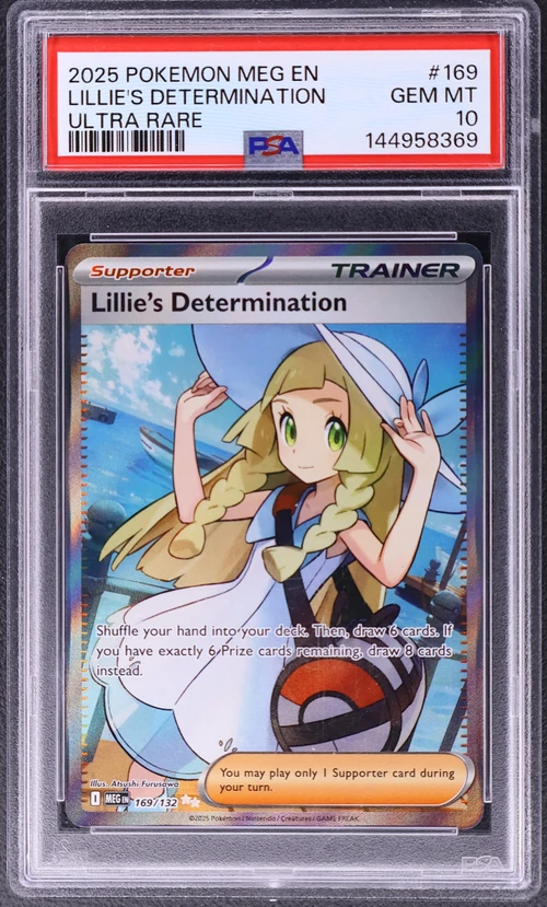 2025 Pokemon Meg En-Mega Evolution #169 Lillie's Determination Ultra Rare