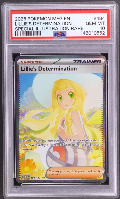 2025 Pokemon Meg En-Mega Evolution #184 Lillie's Determination Special Illustration Rare