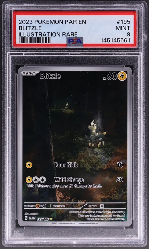 2023 Pokemon Par En-Paradox Rift #195 Blitzle Illustration Rare