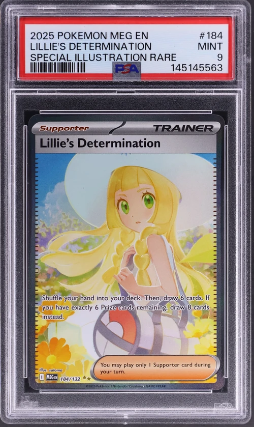2025 Pokemon Meg En-Mega Evolution #184 Lillie's Determination Special Illustration Rare