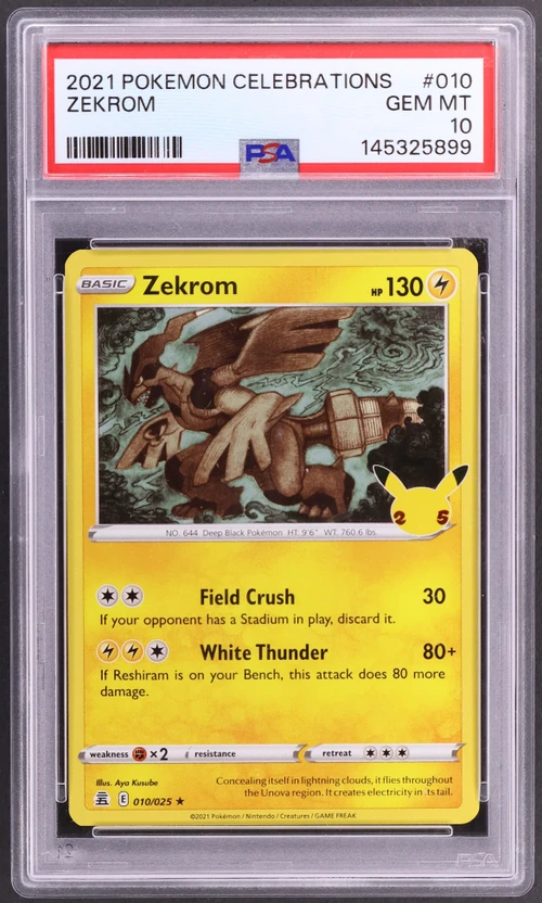2021 Pokemon Celebrations #010 Zekrom