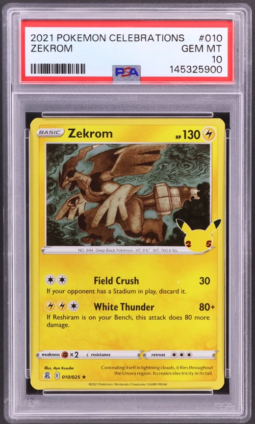 2021 Pokemon Celebrations #010 Zekrom