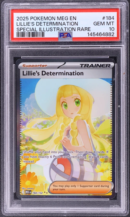 2025 Pokemon Meg En-Mega Evolution #184 Lillie's Determination Special Illustration Rare