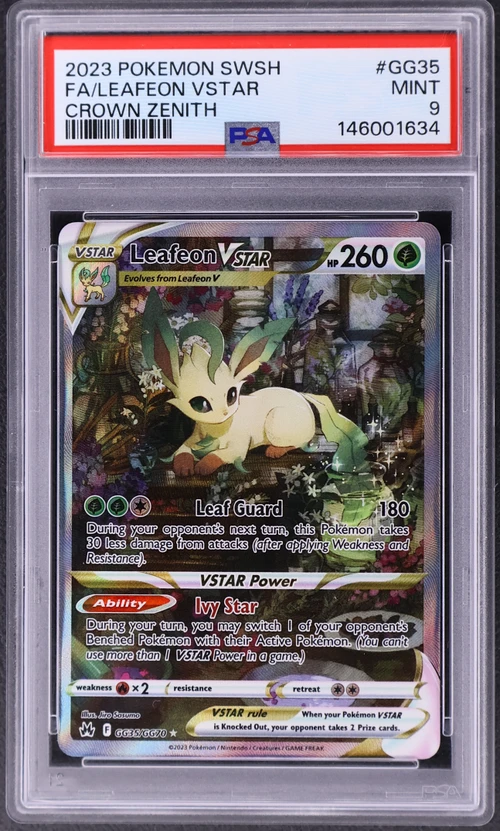 2023 Pokemon Sword and Shield Crown Zenith #GG35 Full Art / Leafeon Vstar