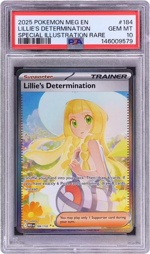 2025 Pokemon Meg En-Mega Evolution #184 Lillie's Determination Special Illustration Rare