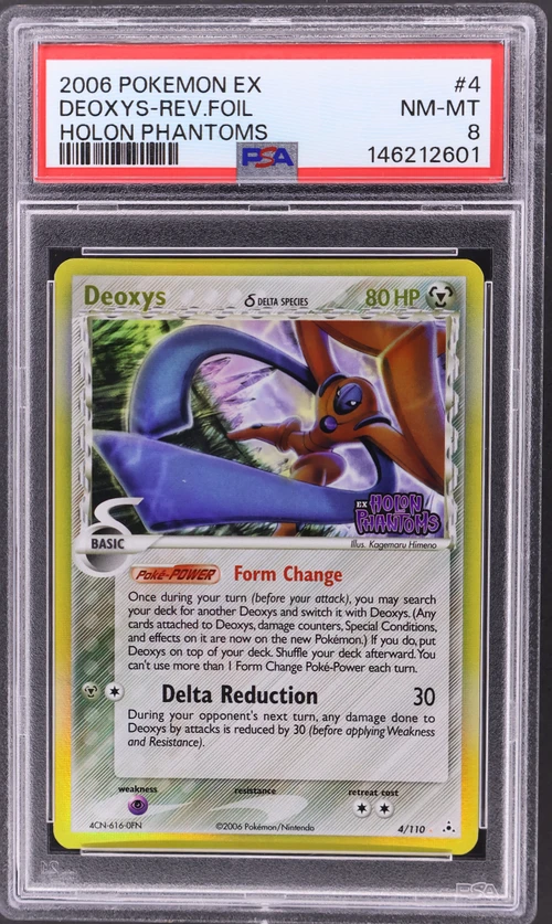 2006 Pokemon Ex Holon Phantoms #4 Deoxys-Reverse Foil