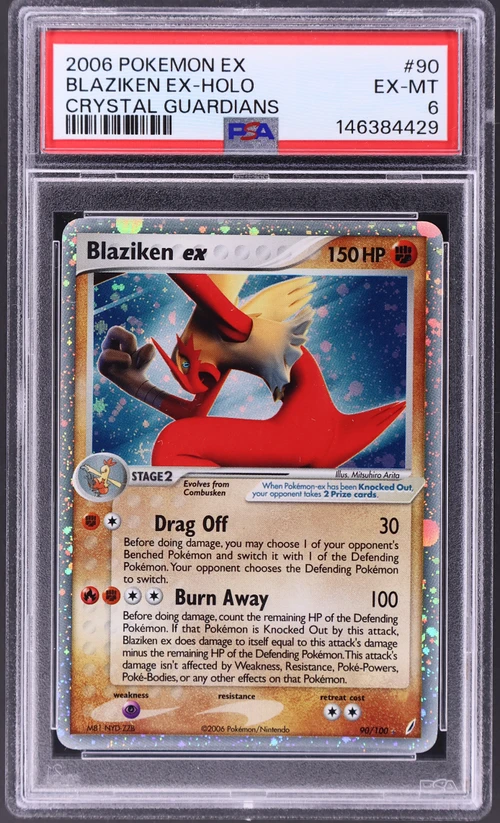 2006 Pokemon Ex Crystal Guardians #90 Blaziken Ex-Holo
