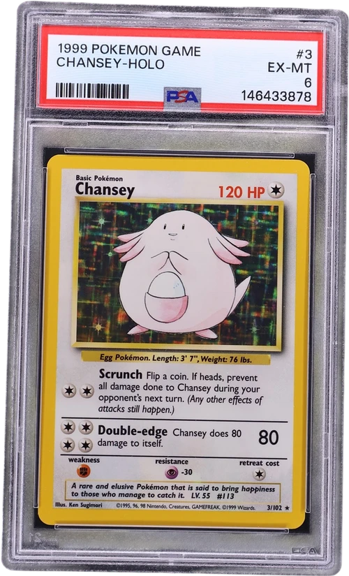 1999 Pokemon Game #3 Chansey-Holo