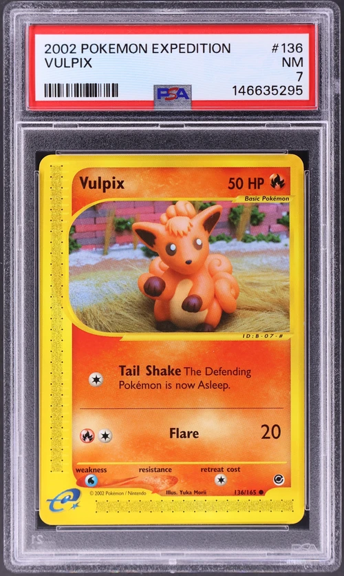 2002 Pokemon Expedition #136 Vulpix