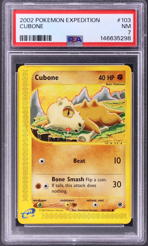 2002 Pokemon Expedition #103 Cubone