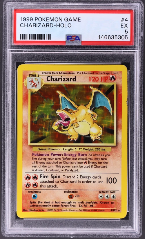 1999 Pokemon Game #4 Charizard-Holo