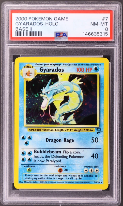 2000 Pokemon Game Base II #7 Gyarados-Holo