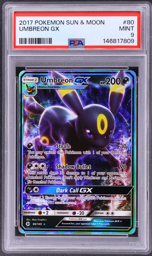 2017 Pokemon Sun & Moon #80 Umbreon Gx