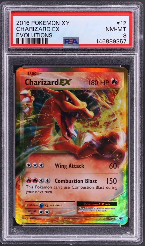 2016 Pokemon Xy Evolutions #12 Charizard Ex