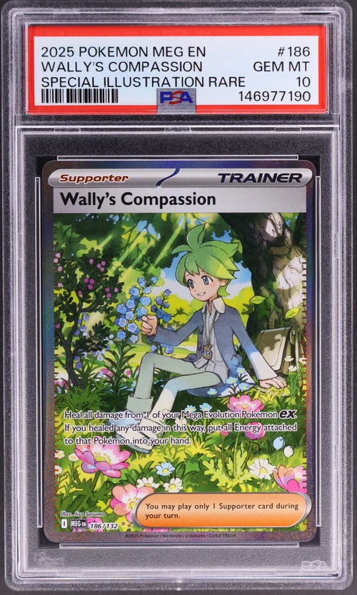 2025 Pokemon Meg En-Mega Evolution #186 Wally's Compassion Special Illustration Rare