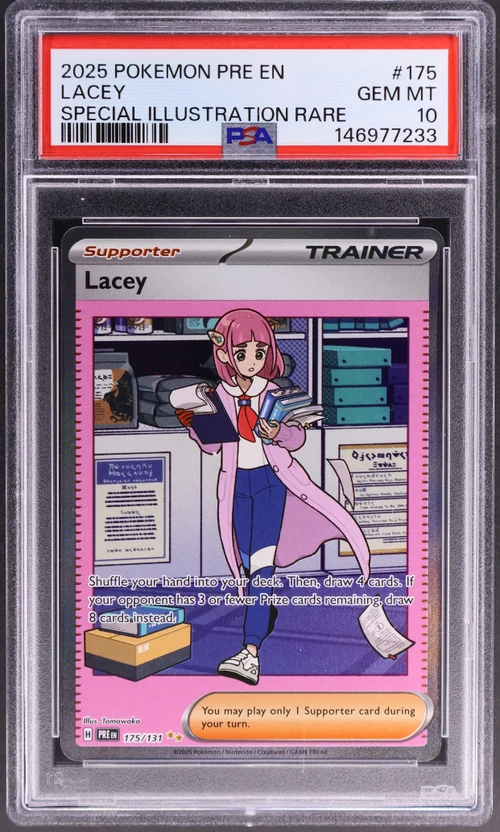 2025 Pokemon Pre En-Prismatic Evolutions #175 Lacey Special Illustration Rare