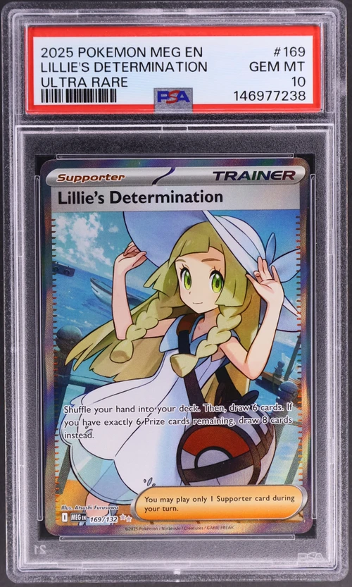 2025 Pokemon Meg En-Mega Evolution #169 Lillie's Determination Ultra Rare