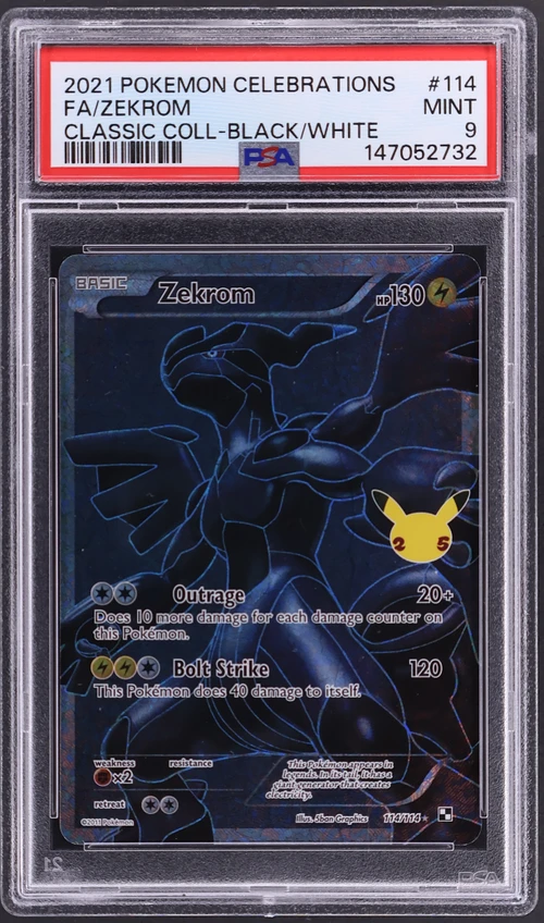 2021 Pokemon Celebrations Classic Collection #114 Full Art / Zekrom