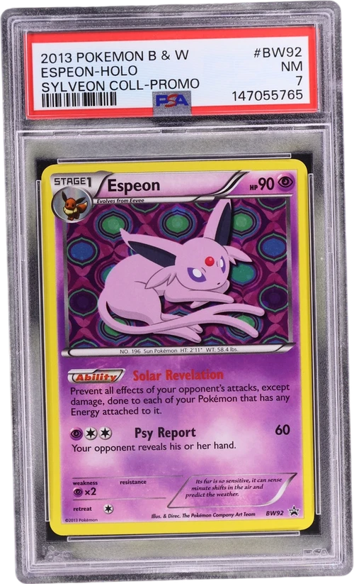 2013 Pokemon Black & White Promo #BW92 Espeon-Holo Sylveon Collection