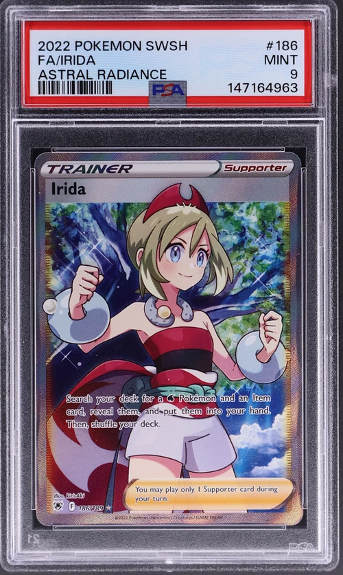 2022 Pokemon Sword & Shield Astral Radiance #186 Full Art / Irida