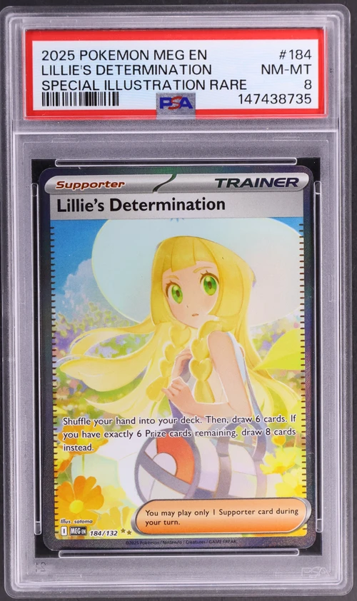 2025 Pokemon Meg En-Mega Evolution #184 Lillie's Determination Special Illustration Rare