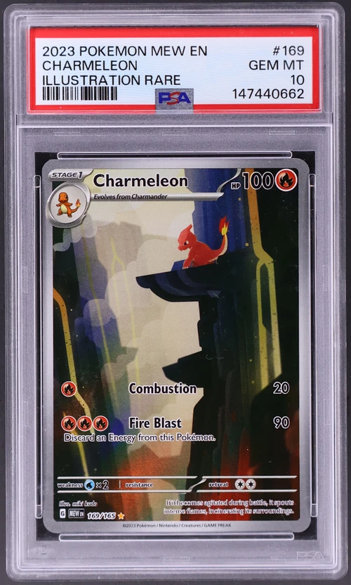 2023 Pokemon Mew En-151 #169 Charmeleon Illustration Rare