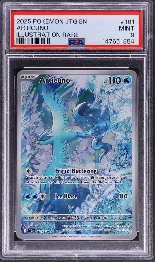 2025 Pokemon Jtg En-Journey Together #161 Articuno Illustration Rare