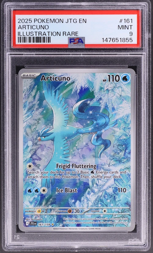 2025 Pokemon Jtg En-Journey Together #161 Articuno Illustration Rare