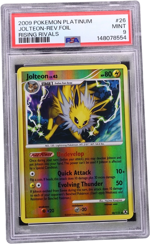 2009 Pokemon Platinum Rising Rivals #26 Jolteon-Reverse Foil